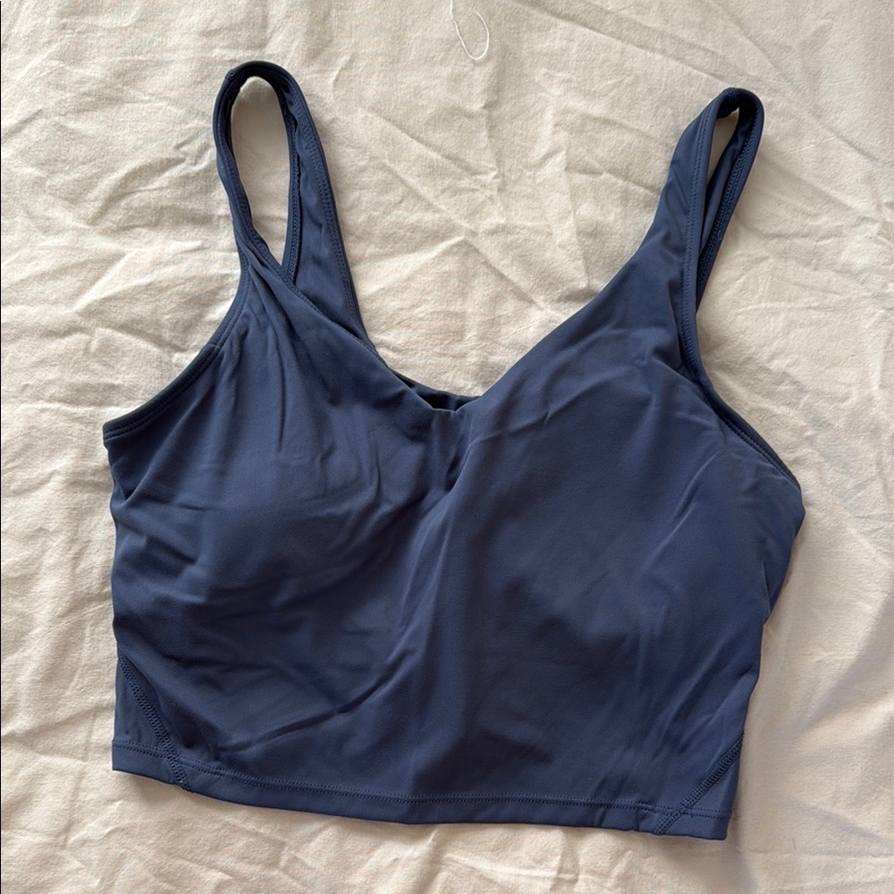 Women's Navy Blue Sleepwear Top